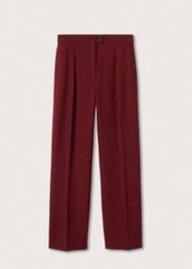 pantalon de costume laine mango