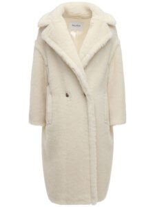 Manteau teddy MaxMara crème