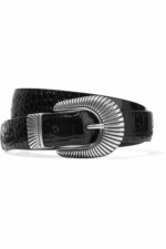 Ceinture effet croco noir Anderson's