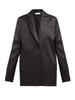 Marina Moscone Black Oversized Boyfriend Blazer