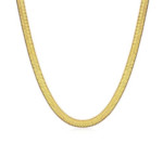 HAILEY HERRINGBONE CHAIN NECKLACE SHORT - GOLD