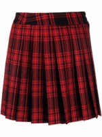 Jupe plissée à motif tartan P.A.R.O.S.H