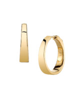 Meryl 18K Yellow Gold Hoop Earrings Anita Ko