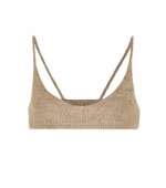 Le Bandeau Valensole beige knit bralette