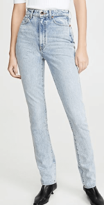 Khaite Daria High-Rise Straight Jeans