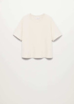 T-shirt blanc Mango