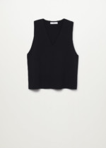 Pull crop noir Mango