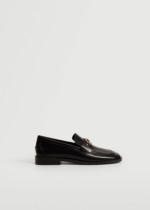 Mocassins noirs Mango