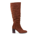 Bottes en daim marron La Redoute