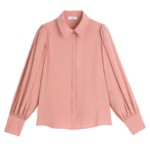 Chemise col festonné rose La Redoute