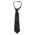French Toast School adjustable plaid tie in green plaid