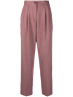 Pantalon droit à pinces rose Paul Smith