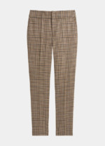 Suits Supply Lane Brown Houndstooth Trousers