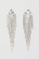 Boucles d'oreilles avec strass H&M