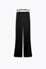 Pantalon flare satiné Zara