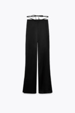 Pantalon flare satiné Zara