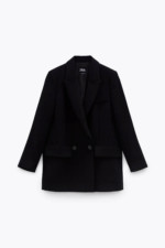 Veste fluide noire Zara