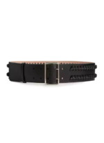 ALEXANDER MCQUEEN Ceinture en cuir Noir