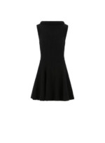 ALEXANDER MCQUEEN Robe midi en laine Noir