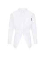 ALEXANDER WANG Chemise asymétrique en coton Blanc