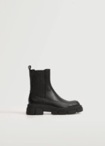 Bottines noires Mango