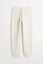 Pantalon jogger duveteux beige H&M