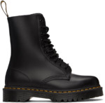 Bottes 1490 Bex noires en cuir poli Dr Martens