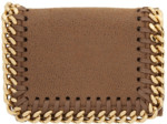 Portefeuille à trois volets Falabella brun Stella McCartney