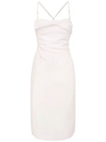 Robe 'La Robe Laurier' blanche Jacquemus