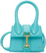 Sac 'Le Chiquito Montagne' bleu en cuir Jacquemus