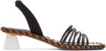 Sandales à talons hauts noires 'Les Sandales Valerie' Jacquemus