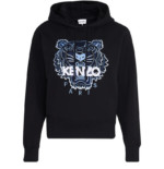 Sweat à capuche Tigre noir Kenzo