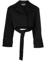 Veste crop Picchu noir Jacquemus