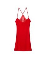 6 Nuisette courte rouge en dentelle et modal Victoria’s Secret
