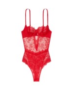 4 Body en dentelle et à balconnet rouge Victoria’s Secret