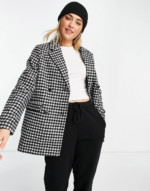 Blazer pied-de-poule Asos