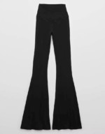 Pantalon flare noir aerie