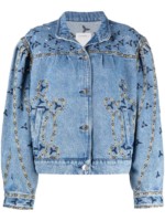 Veste en jean brodé Sandro