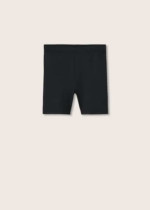 short cycliste noir MANGO