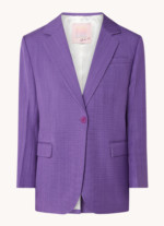 Blazer Harper avec structure et poches à rabat mauve Sandro