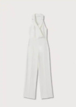 Combinaison dos ouvert blanc Mango