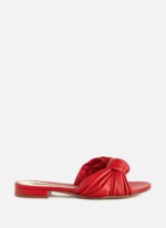 Sandales flat Leila rouge Alexandre Vauthier