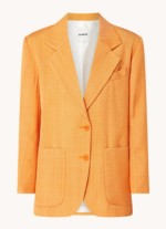 Blazer avec poches plaquées et structure orange Sandro