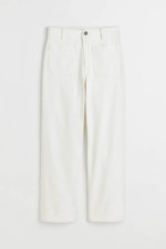Slim High Jeans blanc H&M