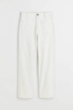 Slim High Jeans blanc H&M