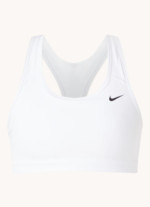 Soutien-gorge de sport Swoosh avec Dri-FIT et support medium blanc