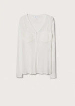 Blouse fluide Lyocell blanc mango