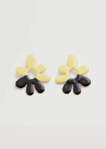Boucles d'oreilles fleurs mango