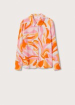 Chemise imprimée fluide mango