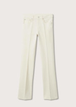 Jean skinny flare blanc mango